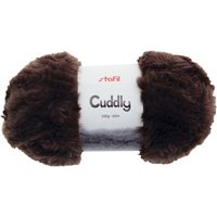 Wolle "Cuddly" - Braun von stafil