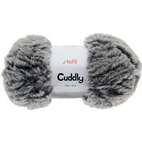 Wolle "Cuddly" - Schwarz-Melange von stafil