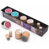 Woodies Stempel SET - Einladung WS0002