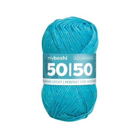 myboshi 5050 Merino-Mix exklusiv - Auslauffarbe Aquamarin