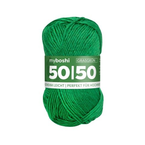 myboshi 5050 Merino-Mix exklusiv - Auslauffarbe Grasgrün