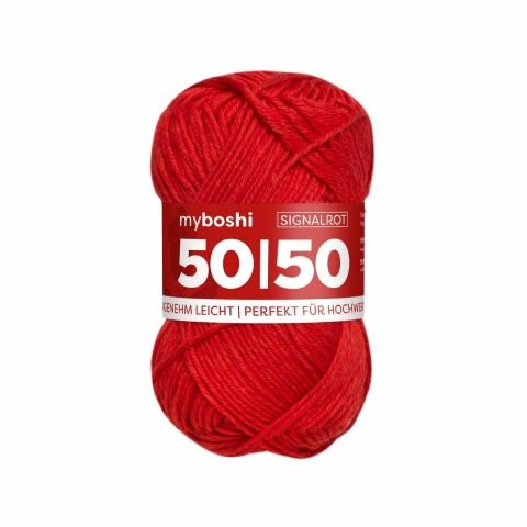 myboshi 5050 Merino-Mix exklusiv Signalrot