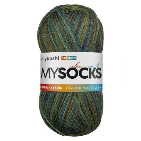 mysocks Sockenwolle Skogen