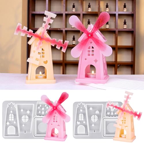 DIYBravo Epoxidharz Formen Drehende Resin Silikon Formen, 3D Kerzenständer Silikonform, Silikon Gießform Set für DIY Kerzenständer Kunst Heimdekoration DIYBravo Epoxidharz Formen Drehende Resin Silikon Formen, 3D Kerzenständer Silikonform, Silikon Gießform Set für DIY Kerzenständer Kunst Heimdekoration von DIYBravo