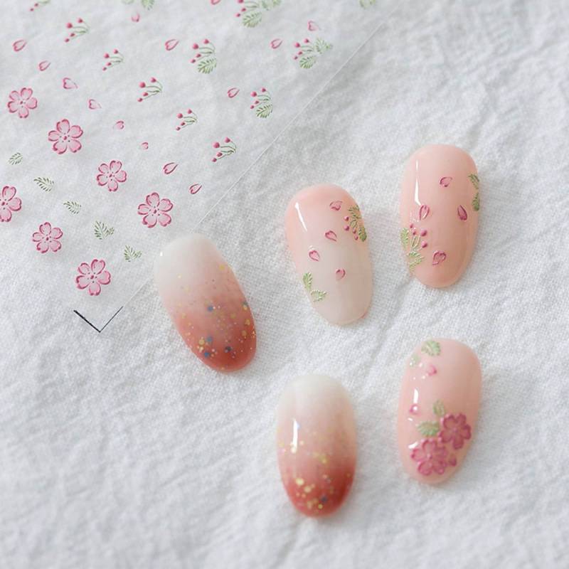 Blumen Nagel Aufkleber, Aufkleber Kunst, Design Nail Art Kawaii Diy Nägel von DIYDesignerArt