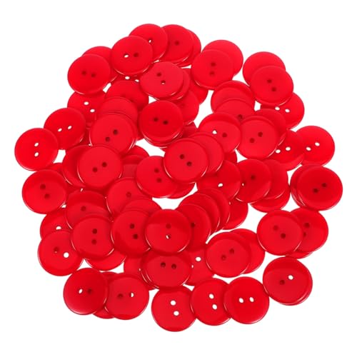 1 Satz Roter Runder Knopf Kinderknöpfe Nähen Von Knöpfen Zum Basteln Kinder Basteln Knöpfe Runde Bastelknöpfe Knöpfe Nähen Jeansknopf Kinder Diy Knöpfe Knopfverschluss Harz 100st DIYEAH von DIYEAH