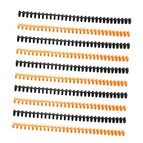 10st 30-loch-ring Diy-binderspulen Ringordner Für Lose Blätter Lose Binderinge Spiralnotizbücher Spiralbindungsspulen Für Die Schule Spiralförmige Bindespule Spiralblock Plastik DIYEAH von DIYEAH