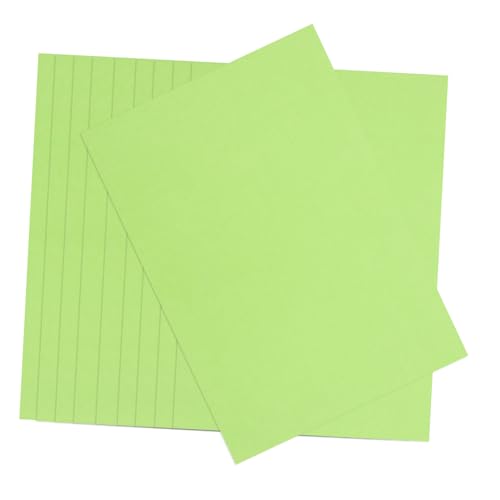 10st Kartenvorrat Buntes Kartenmaterial Karton Farbig Scrapbook-karton Bastelkarton Karton Für Die Kartenherstellung Farbige Pappe Weihnachtsfarbener Karton Farbkarton Green Papier DIYEAH von DIYEAH