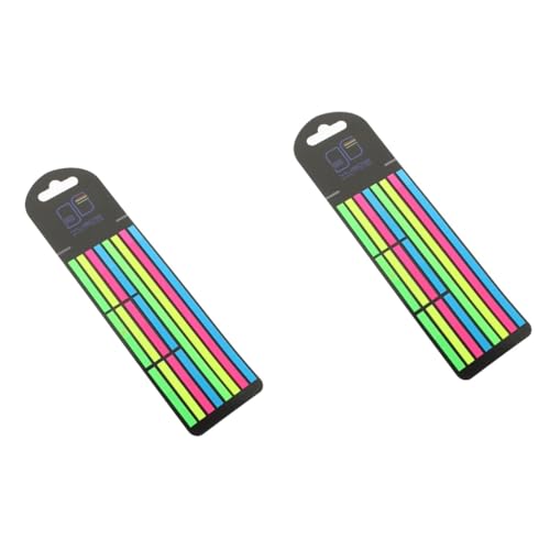 2 Kisten -Notizen Unterschreiben hier Registerkarten Lesezeichen bookmarks book marks selbstklebende Lesemarkierungen Tragbare Notizbuchstreifen das Haustier Colorful DIYEAH von DIYEAH