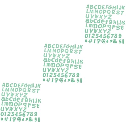 3 Sätze 3 Sets Pinnwand Dekoration Postertafel Gestanzte Buchstaben Für Pinnwand Buchstaben Für Klassenzimmer Bulletin Buchstaben Für Tassen Buchstaben Zum 216 Stück * 3 DIYEAH von DIYEAH