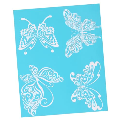 DIYEAH 1 Blatt Haushaltsdruckschablone Schablonenvorlage Zum Malen Mesh-schablone Wiederverwendbare Schablone Plastikvorlage Zeichnung Schablone Bequemer Mesh-transfer Siebdruck DIYEAH 1 Blatt Haushaltsdruckschablone Schablonenvorlage Zum Malen Mesh-schablone Wiederverwendbare Schablone Plastikvorlage Zeichnung Schablone Bequemer Mesh-transfer Siebdruck von DIYEAH