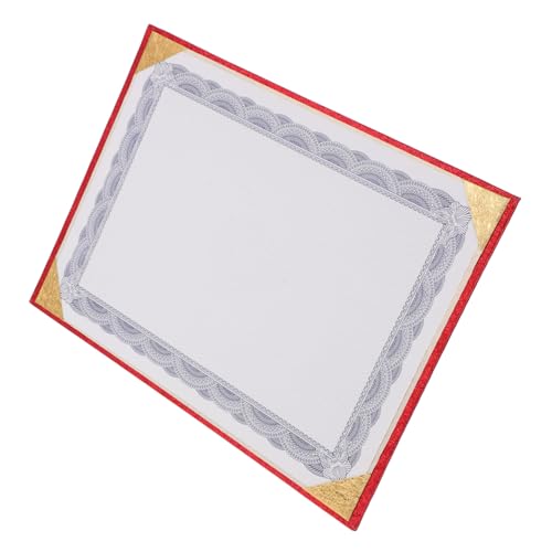 DIYEAH 1 Blatt Urkundenbox Gewebe Geschenkpapier schwarzes Papier Karton Kunstdruckpapier abschlussfeier zertifikat zeugnisse Blanko Anerkennungsurkunde Zubehör für Schulauszeichnungen von DIYEAH