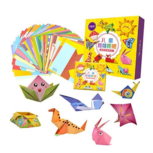 DIYEAH 1 Box Papierfaltspielzeug Quadratisches Papier Origami Papier Modepapiere Faltpapiere Kreatives Origami von DIYEAH