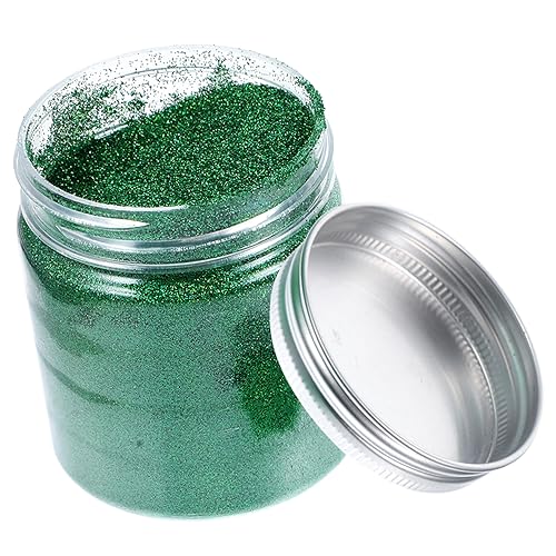 DIYEAH 1 -Glitzerpulver aufbewahrungsdose aufbwahrungs-box gemälde the surprise body glitter irisierend Kalk Düsen Baiser bastelset Haare glitzern feines Glitzern das Haustier Green von DIYEAH