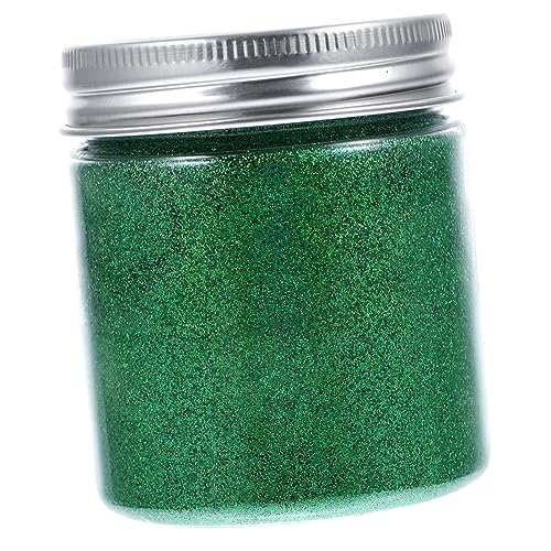 DIYEAH 1 -Glitzerpulver aufbewahrungsdose aufbwahrungs-box sparkling body glitter grün Gold Baiser bastelset Glitzer für Kunstharzhandwerk Glitzer für Epoxidbecher das Haustier Green von DIYEAH