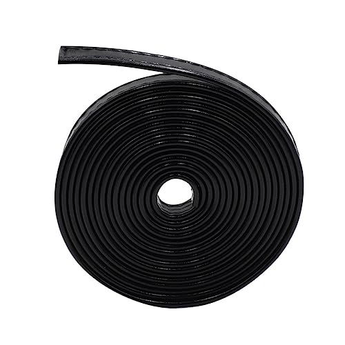 DIYEAH 1 Rolle 3 Tasche Lederstreifen Klebestreifenrolle Kragen Schwarze Spitze Bindfäden Für Bastelarbeiten Toupetband Doppelseitig Doppelseitige Klebebandrolle Randbeschnitt Kabel Black von DIYEAH