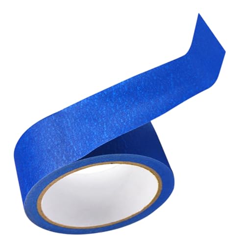 DIYEAH 1 Rolle Abdeckband Spender Teppich Klebrig Abreißbares Klebeband Vinyl Farbiges Malerband Doppelt Maskierung Wand Packband Klar Streifen Papierbänder Blue Strukturiertes Papier von DIYEAH