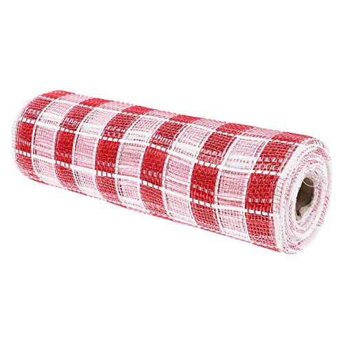 DIYEAH 1 Rolle Dekoratives Netzband Punktband Weißes Band Kranzherstellungszubehör Weihnachtsband Mit Draht Kranzband Blumenstrauß Spitzenbänder Zur Dekoration Funkeln Rand Polyester von DIYEAH