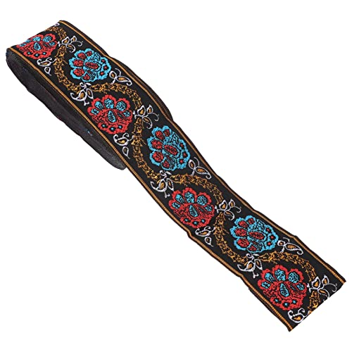 DIYEAH 1 Rolle Ethnisches Band Akustisch Jacquard Kantenband Zuschneiden Gewebte Stoffbänder Gepolstert Trimmen Bass Geschenkbänder Für Besticktes Spitzenband Polyester von DIYEAH