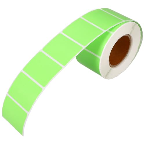 DIYEAH 1 Rolle Farbiges Thermopapier Barcode-Thermoaufkleber klare Thermoetiketten Punkt Halter Mattes Thermopapier ** Aufkleber thermisches Etikett Aufkleber mit Thermoetikett Green von DIYEAH