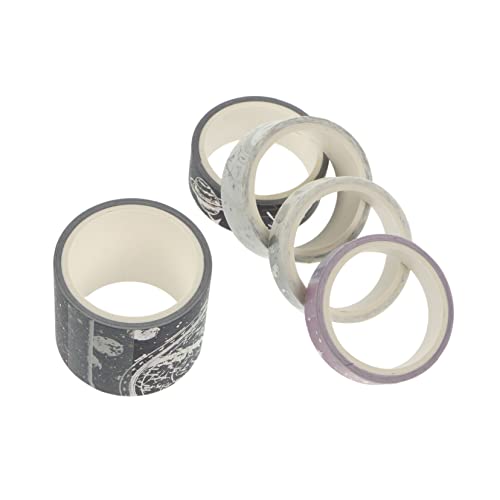 DIYEAH 1 Rolle Handbuch Und Papierband Klebeband DIY Basteln Washi Tape Bastelband Scrapbook Tapes Mehrzweck Washi Tape Planerband Dekoratives Washi Tape Japanisches Papier Lila von DIYEAH