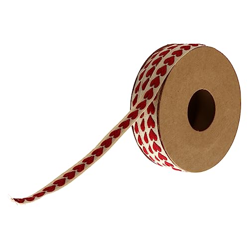 DIYEAH 1 Rolle Schleife Baumwollband Bausatz Kuchen Sackleinenband Satinbänder Verpackung Geburtstagsband Klebeband Zum Einwickeln Aufdecken Funkeln Strauß Gurtband Hochzeit Schrägband von DIYEAH