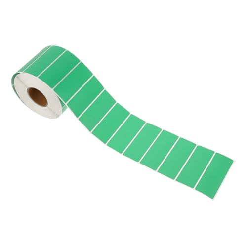 DIYEAH 1 Rolle Selbstklebendes Druckpapier Aufkleber Zum Drucken Von Strichcodes Selbstklebender Perforierter Aufkleber Permanent Haftendes Etikett Schreibbar Kupferplattenaufkleber Green von DIYEAH