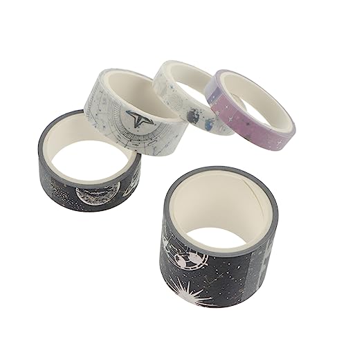 DIYEAH 1 Rollen Handbuch Und Klebeband Mehrzweck-washi-tape Washi Tape Zum Basteln Dekoratives Washi-tape Bedruckte Klebebänder Bastelband Scrapbook-bänder Violett Japanisches Papier von DIYEAH