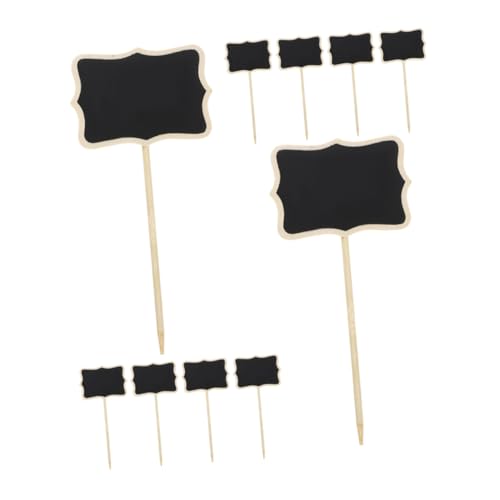 DIYEAH 1 Satz 1 Set Kleiner Tafeleinsatz Lebensmitteletiketten Tischstaffelei Mini Staffelei Tischstaffelei Gartentafel Elektronische Menütafel Heimkehr Cupcake Topper 20 Stück von DIYEAH