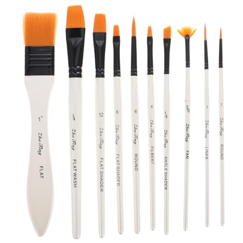 DIYEAH 1 Satz Aquarell Stift Set Pinselset Ölpinsel Praktischer Malpinsel Multifunktionsbürste Pinsel Für Die Leinwandmalerei Pinsel Zum Malen Pinselkünstler Professionelle Bürste Holz von DIYEAH