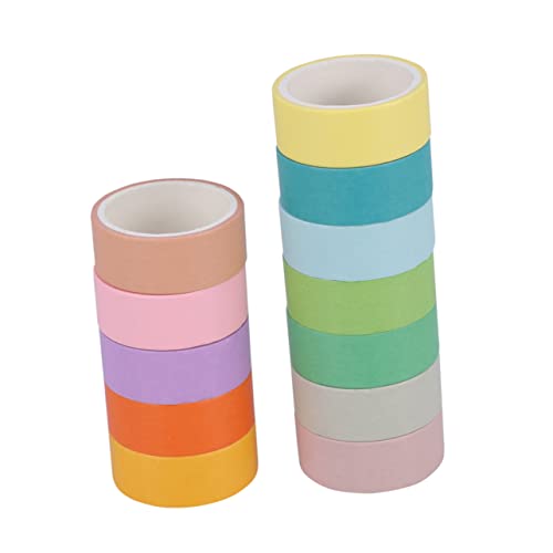 DIYEAH 1 Satz Deko-Washi-Tape Spender Maskierung Verpackung retro buntes Abdeckband the washi tape farbiges klebeband packaging Fotoalbumband papierklebeband selber machen von DIYEAH