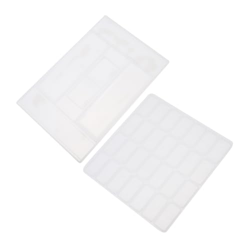 DIYEAH 1 Satz Domino-form Keksformen Bastelsets Kuchenformen Zum Backen Schalenform Storage Boxes Aufbwahrungs-box Toy Form Für Domino-aufbewahrungshalter Regal Gießform Kieselgel 2 Stück von DIYEAH