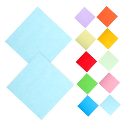 DIYEAH 1 Satz Farbiger Handgeschöpfter Karton Aus Papier Doppelseitiges Kartenpapier Quadratisches Kartenpapier Handgemachtes Origami-papier Quadratisches Origami-papier 100 Blatt von DIYEAH