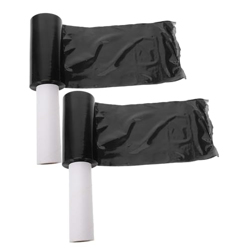 DIYEAH 1 Satz Griff Stretchfolie Abziehwürfel Mini Stretch Verpackungsfolie Mit Griff Versiegelung Glad Wrap Umzugskartons Zubehör Verpackungsband Robuste Nachfüllfolie Zum 2Stk von DIYEAH