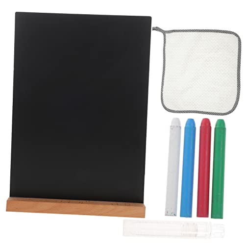 DIYEAH 1 Satz Handgemalte Tafel Stand Mini-tafelschilder Kleine Wohndekoration Tafelmarker Tischständer Für Tafeln Memoboard-schild Tafel Für Lebensmitteletiketten Staffelei Tafel Stoff von DIYEAH