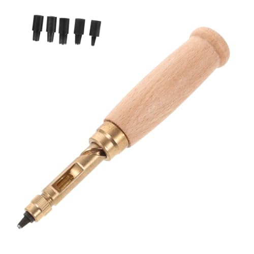 DIYEAH 1 Satz Hohlstanzer für Leder Automatischer Lochstanzer mit Design für DIY Projekte Gürtellochung Uhrenarmbänder und Bastelarbeiten DIYEAH 1 Satz Hohlstanzer für Leder Automatischer Lochstanzer mit Design für DIY Projekte Gürtellochung Uhrenarmbänder und Bastelarbeiten von DIYEAH
