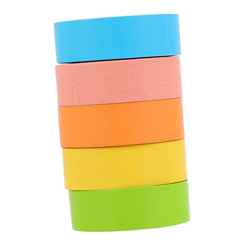 DIYEAH 1 Satz Klebeband Etiketten-aufkleber Punktaufkleber Washi Tape Breit The Washi Tape Tapes Dekoration Sticker Weihnachten Washi-tape Nachricht Washi Tape Japanisches Papier 5 Rollen von DIYEAH