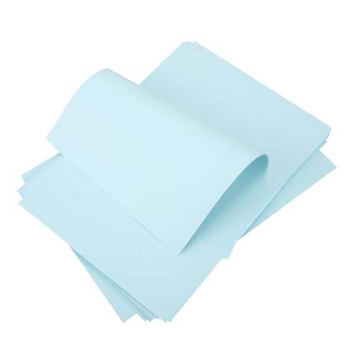 DIYEAH 1 Satz Konstruktionspapiere Farbiges Druckerpapier Computerpapier Fotopapier Im A4-format Malpapier Letter Paper Papierschere Schreibpapiere Farbige Papiere Blue 100 Blatt von DIYEAH