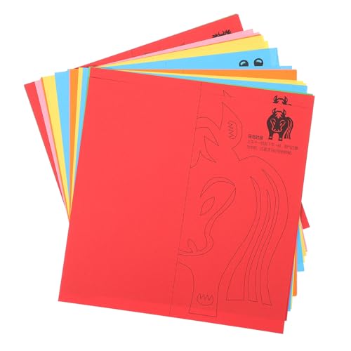 DIYEAH 1 Satz Papier geschnitten bastelset basteln für decor Origami-Kit für Scherenschnitt für Sternzeichen handgeschöpftes Papier Bastelpapier selber machen von DIYEAH