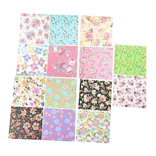 DIYEAH 1 Satz Papiere Falten Esspapier Bedrucken Kraftpapier Bastelpapier Craft Paper Kraft Paper Druckpapier Kinderrahmen Quadratisches Papier Faltpapier Kreatives Origami 120st von DIYEAH