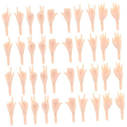 DIYEAH 1 Satz Puppenhandzubehör Puppenhand Ersatzteile Diy Puppenhand Gelenke Puppen Gelenke Puppengelenke Puppenhandgelenke Handgefertigte Handwerksteile Diy-handteile Pvc Beige 100st von DIYEAH