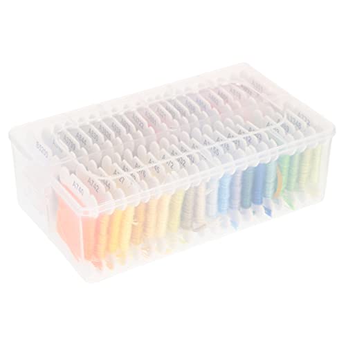 DIYEAH 1 Satz Stickgarn Stickgarn Storage Boxes Aufbwahrungs-box Stickgarn-set Diy-nähgarn Aufbewarboxen Stickerei-kits Bausatz Reifen Faden Zum Sticken Kreuzstichfaden Kabel 40 Rollen von DIYEAH