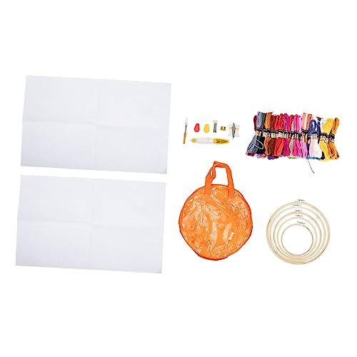 DIYEAH 1 Satz Stickwerkzeug-set Maschinenstickgarn Perlenstickerei-kit Kreuzstich-set Stickgarne Gezählte Kreuzstichpackungen Für Erwachsene Tasche Für Bastelsets Bausatz Polyester von DIYEAH