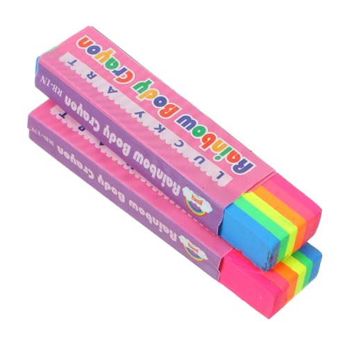 DIYEAH 1 Satz Stift Malen Portable Tragbare Kinderschmink Set Diy Farbstifte Bemalte Stifte Wachsmalstifte Buntstifte Für Erwachsene Ballspiel-graffiti-stifte Farbstoff Colorful 2 Kartons von DIYEAH