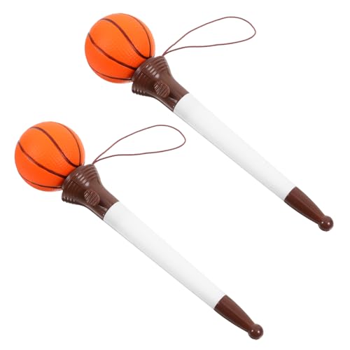 DIYEAH 1 Satz Studentenversorgung Lustige Stifte Für Kinder Sportkugelschreiber Zeichenstift Kreativer Kugelschreiber Basketball-design-pin Studentenzubehör Studentenpreis Plastik 2st von DIYEAH