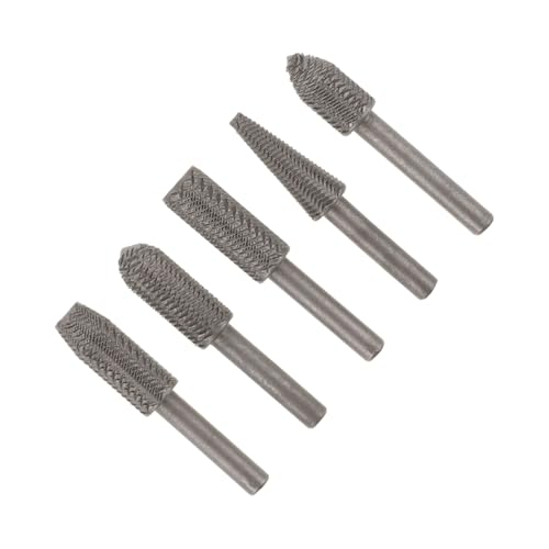 DIYEAH 1 Satz Teiliges Rotationsstahlfeilen Für Holzarbeiten Hochwertige Fräs Und Gravurwerkzeuge Für Marmor Für Diy Projekte Und Präzise Bearbeitung 5 Stück DIYEAH 1 Satz Teiliges Rotationsstahlfeilen Für Holzarbeiten Hochwertige Fräs Und Gravurwerkzeuge Für Marmor Für Diy Projekte Und Präzise Bearbeitung 5 Stück von DIYEAH