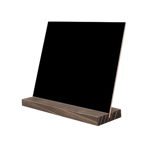 DIYEAH 1 Satz Tisch Tafel Kleine Ladentafel Kleine Hoteltafel Mini-tafel Staffelei Tafel Kleine Holztafel Tafel Mit Holzsockel Bambus Black 3st von DIYEAH