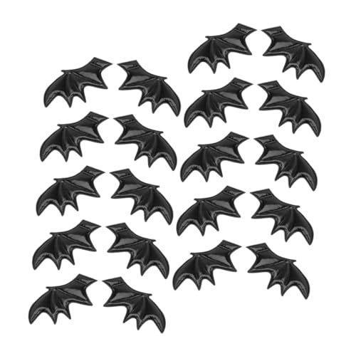 DIYEAH 1 Satz Zubehör Für Fledermausflügel Diy Fledermausflügel Diy-kostümzubehör Halloween-fledermaus-dekorationen Halloween-dekorationen Halloween-handwerksflügel Kleidungszubehör 40st von DIYEAH