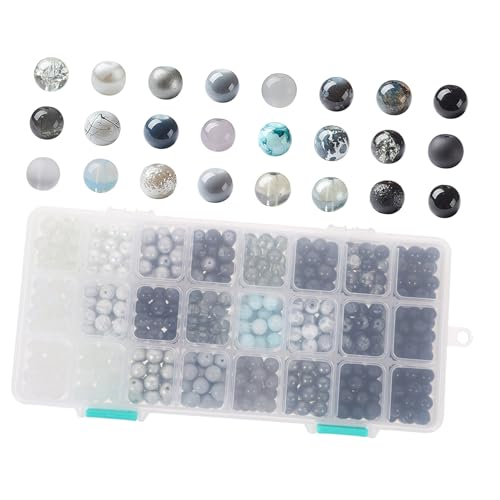 DIYEAH 1 Schachtel Runde Perlen Armband Lose Perlen Armband Herstellung Kit Perlen Kleine Perlen Diy-bastelbedarf Perlen Für Halskette Perlen Für Die Herstellung Von Halsketten Glas von DIYEAH