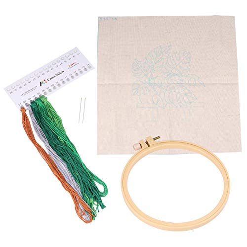 DIYEAH 1 Set Stickerei Set Zum Selbermachen Von Armbändern Schmuckherstellungsset Stickrahmen Freundschaftsarmband Set Nadel Bastelset Sticksets DIY Stickmaterial Weiß von DIYEAH